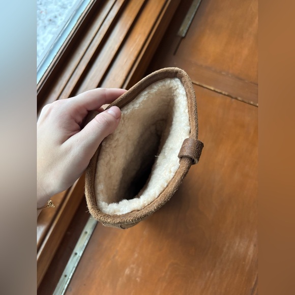 Womens UGG high heel platform suede warm boots - Picture 9 of 12